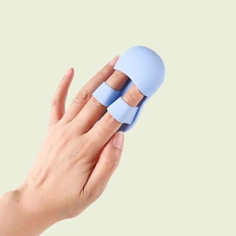 Mini Finger Face Wash Brush Hole Makeup Remover Face Cleansing Brush Soft Hair Silicone Brush Massage Nose Head Nose Alar Clean Hair