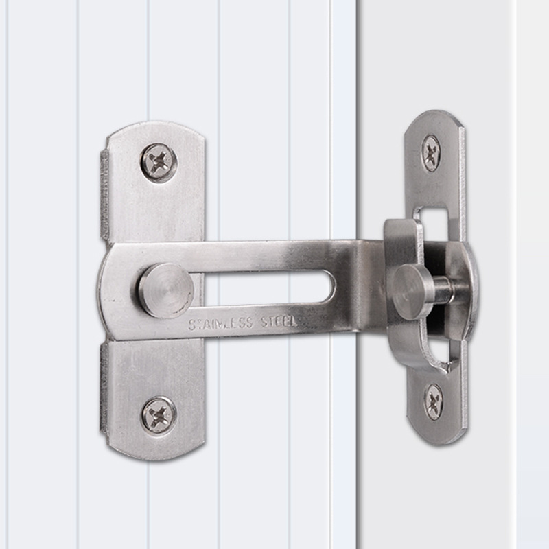 Factory direct iron material multifunctional household pet cage cabinet wardrobe 90 ° buckle door buckle anti-theft door bolt