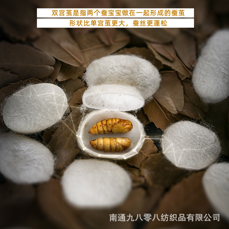 Factory wholesale Tongxiang Shuanggong silk handmade silk quilt raw materials semi-finished light tire 100 pure silk quilt