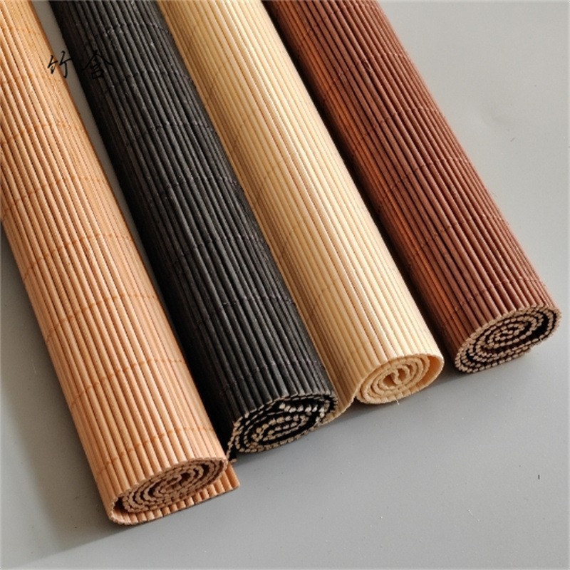 Bamboo Curtain Semi-Finished Curtain Bamboo Mat Bamboo Weaving Hotel Farmhouse Bamboo Curtain Ceiling Decoration Material Screen Printed Bamboo Curtain