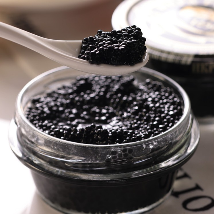 Russian Imported Baltic Caviar Sauce 105g Imitation Synthetic Caviar Sturgeon Tsar Wholesale Canned Product