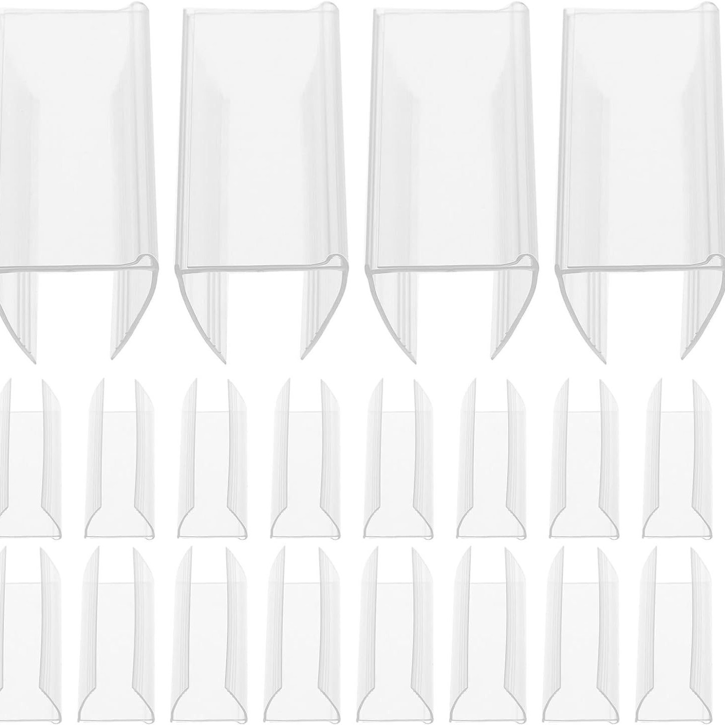 Factory Outlet Shopping Mall Wooden Plate Clip Strip Commodity Price Strip Wooden Frame Price Strip Card 25mm Shelf Price Strip