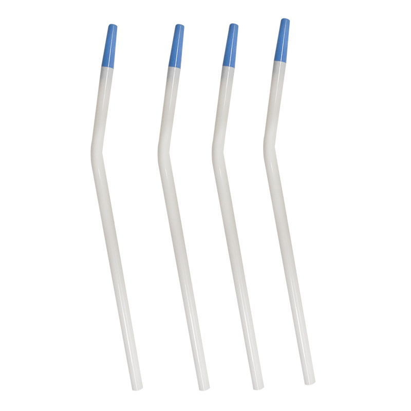 Dental French elbow surgery oral straw independent packaging saliva tube oral straw accessories consumables long elbow