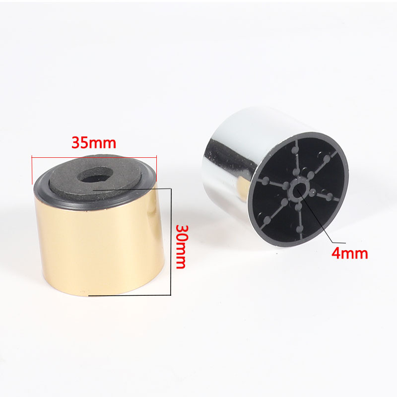 Outer Diameter 40 Power Amplifier Feet Speaker Subwoofer Shock-Absorbing Foot Pads Plastic Sponge Booster Pads Moisture-Proof Foot Pads