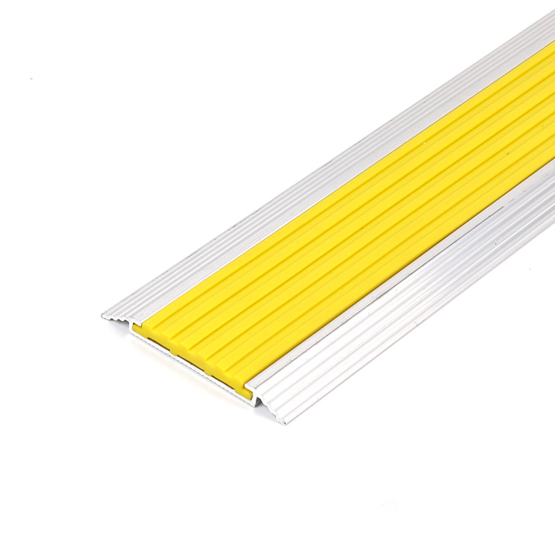 Aluminum Alloy Stair Anti-Slip Strips Kindergarten Flat Step Strips Flat Step Corner Protectors Metal Edge Wrapping