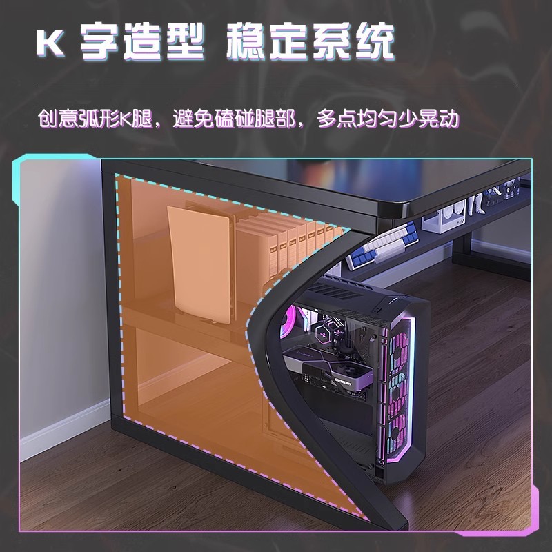 Computer Desk Bedroom Home E-Sports Table Workbench Simple Rental House Desktop Desk Student Writing Desk