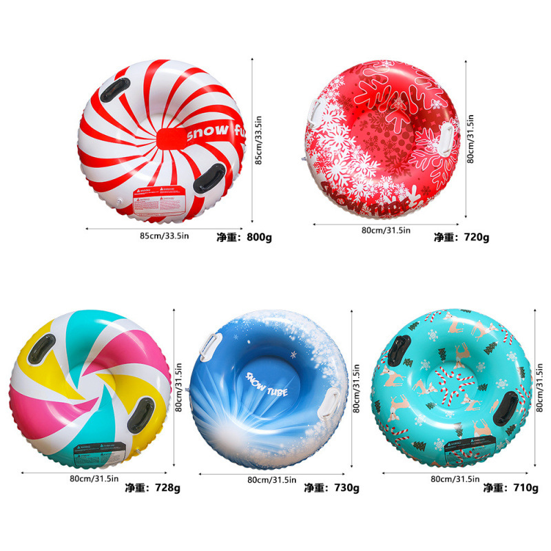 Cross-Border Spot Pvc Inflatable Ski Ring New Product Outdoor Round Thickeneded Inflatable Ski Water Ski Ring Imitation Toy
