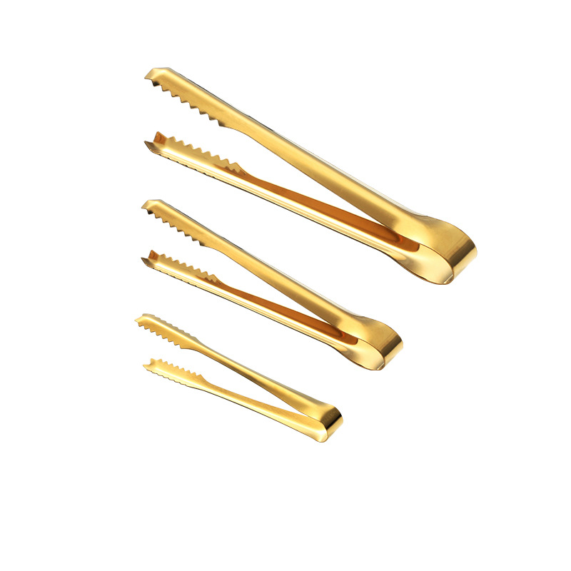 Stainless Steel Ice Clip Thickened Ice Cube Clip Cross-Border Multi-Functional Barbecue Clip Ice Clip Towel Clip Bar Supplies Hot Style