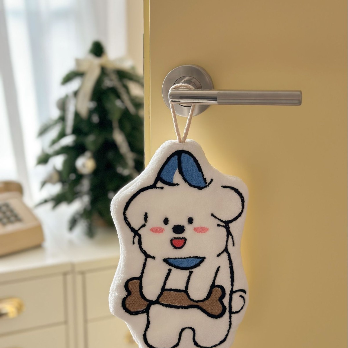 Hot Cats and Dogs Series Super Soft Absorbent Skin-Friendly Coral Fleece Kitchen Toilet Towels