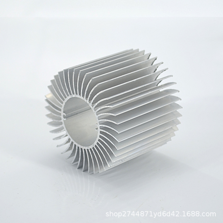 led radiator audio round heat sink aluminum DIY lighting accessories cob light source sunflower heat dissipation