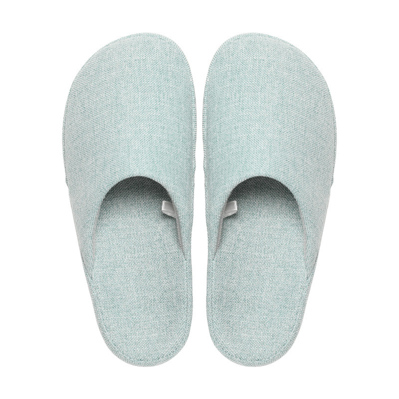 2025 Autumn and Winter New Style Home Indoor Household Simple Pure Color Men's and Women's Wooden Floor Non-Slip Silent Warm Cotton Slippers