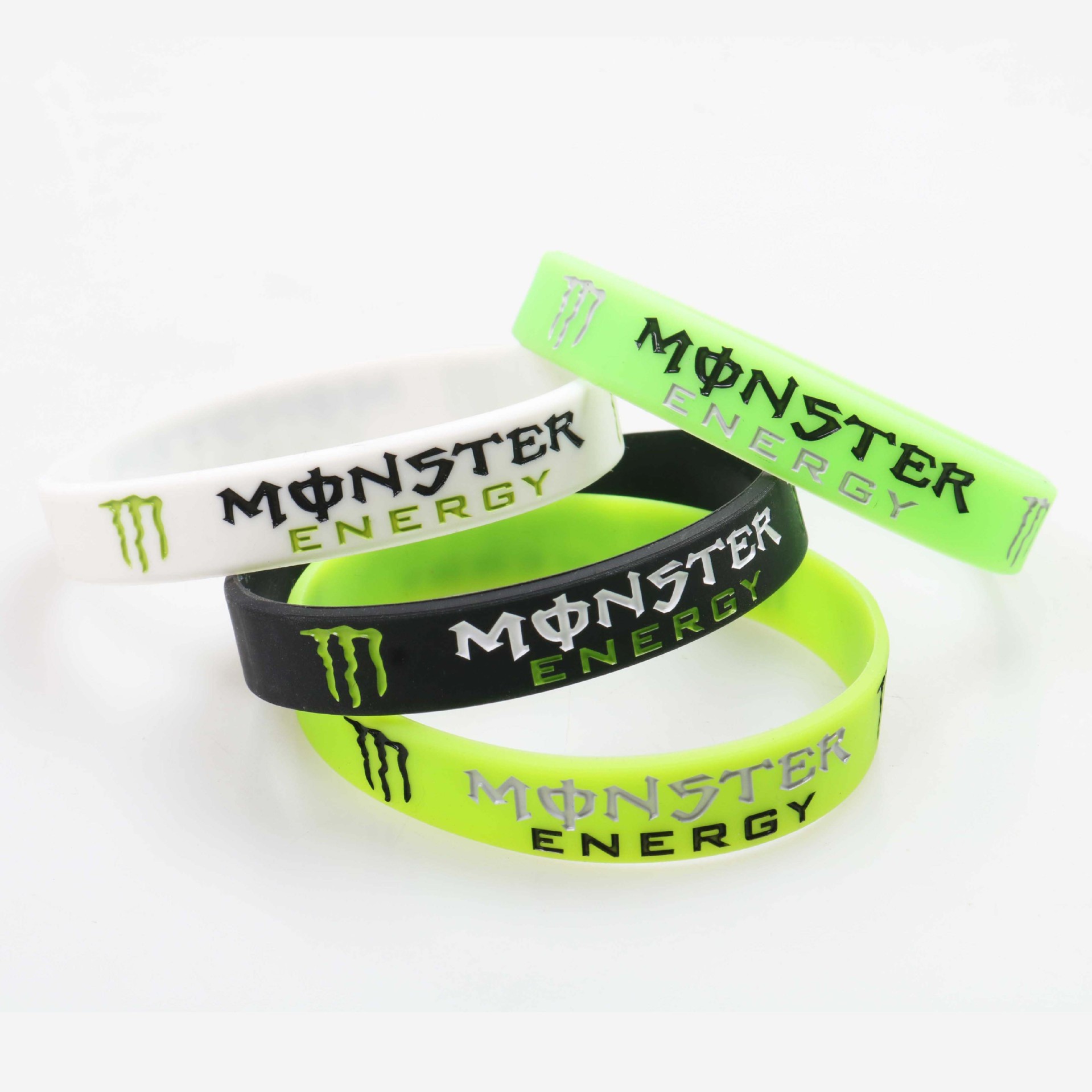Silicone Bracelet Monster Claw Mark Trendy Brand Concave Coloring Couple Decoration Rubber Ring Rubber Band Wrist Strap
