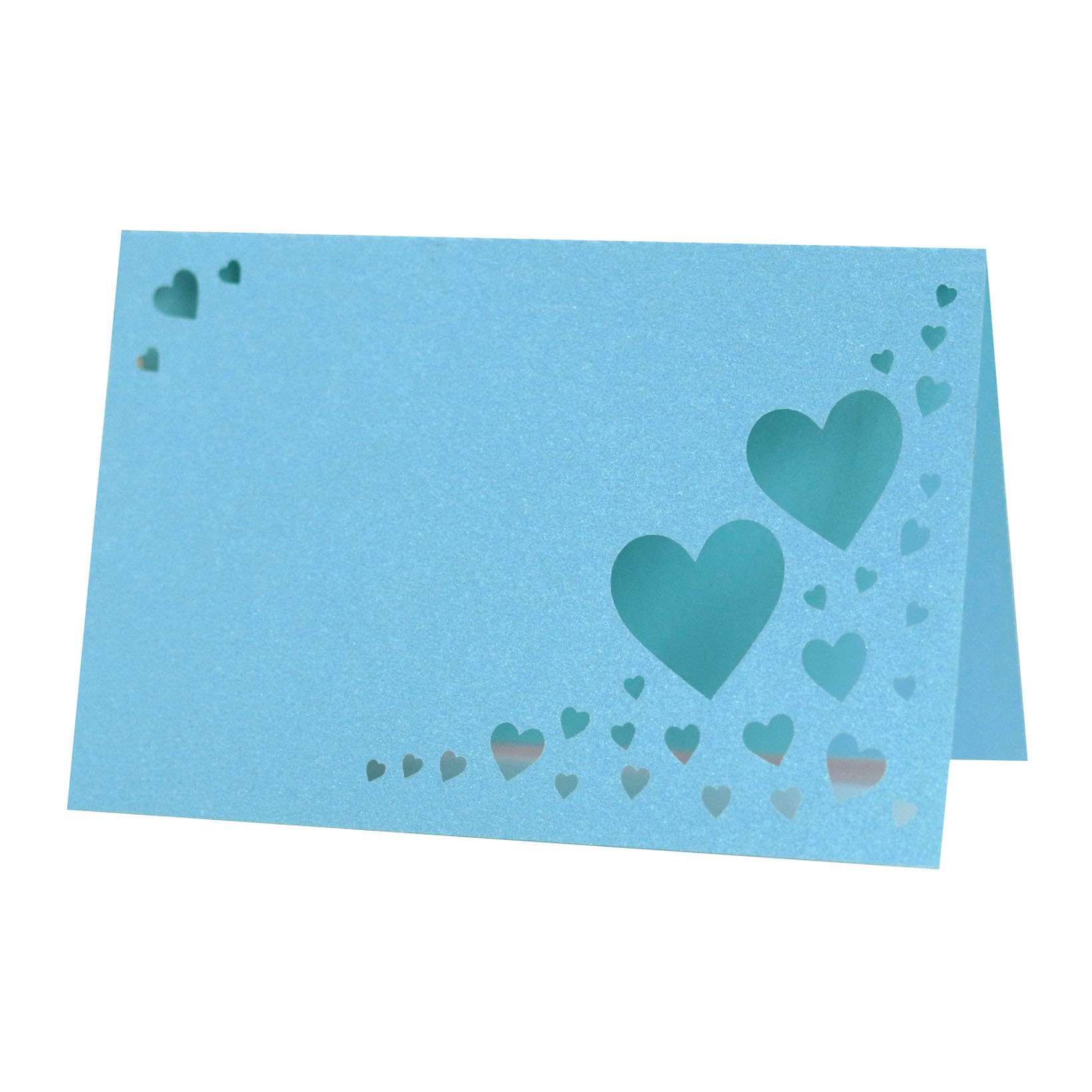 Cross-Border Wedding Seat Card Three-Dimensional Hollow Love Card English Name Sign-In Table Pink Butterfly Table Card Wholesale