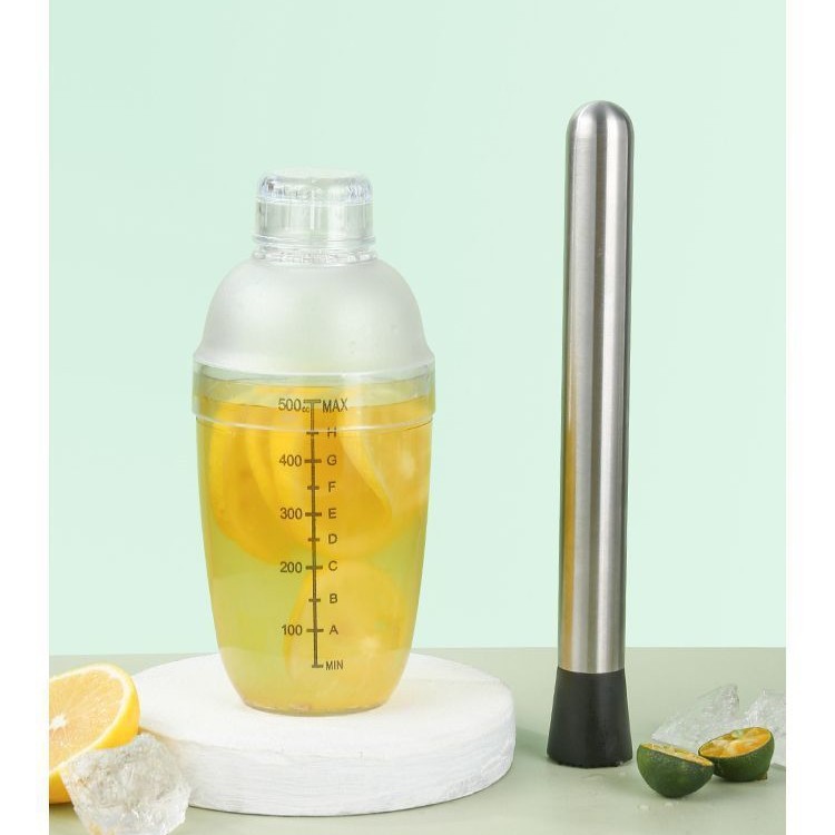 Шейкер с ручным приводом для приготовления напитков из молочного чая, ручной лимонный чайный сок, миксер, мерный стакан для вина