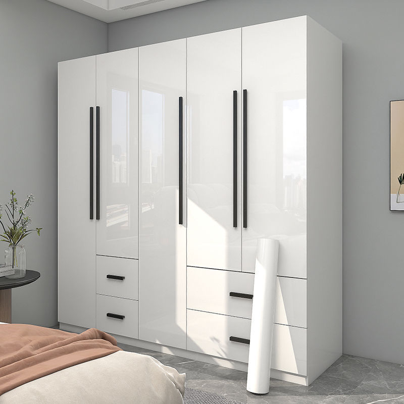 High-Gloss Paint White Wardrobe Sticker Desktop Furniture Coffee Table Renovation Glossy Waterproof and Oil-Proof Wipeable Self-Adhesive