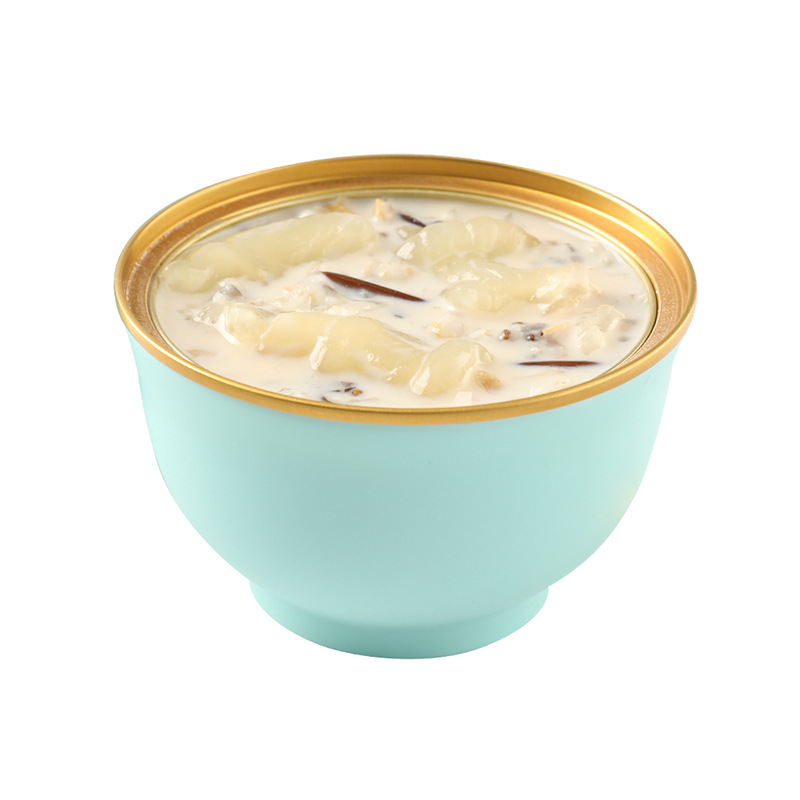 Customized Herbal Porridge with Red Ginseng, Donkey-Hide Gelatin, Goji Berries, Fish Maw, Bird's Nest, Yam, Lily, and Seven White Poria, a Traditional Nourishing Porridge