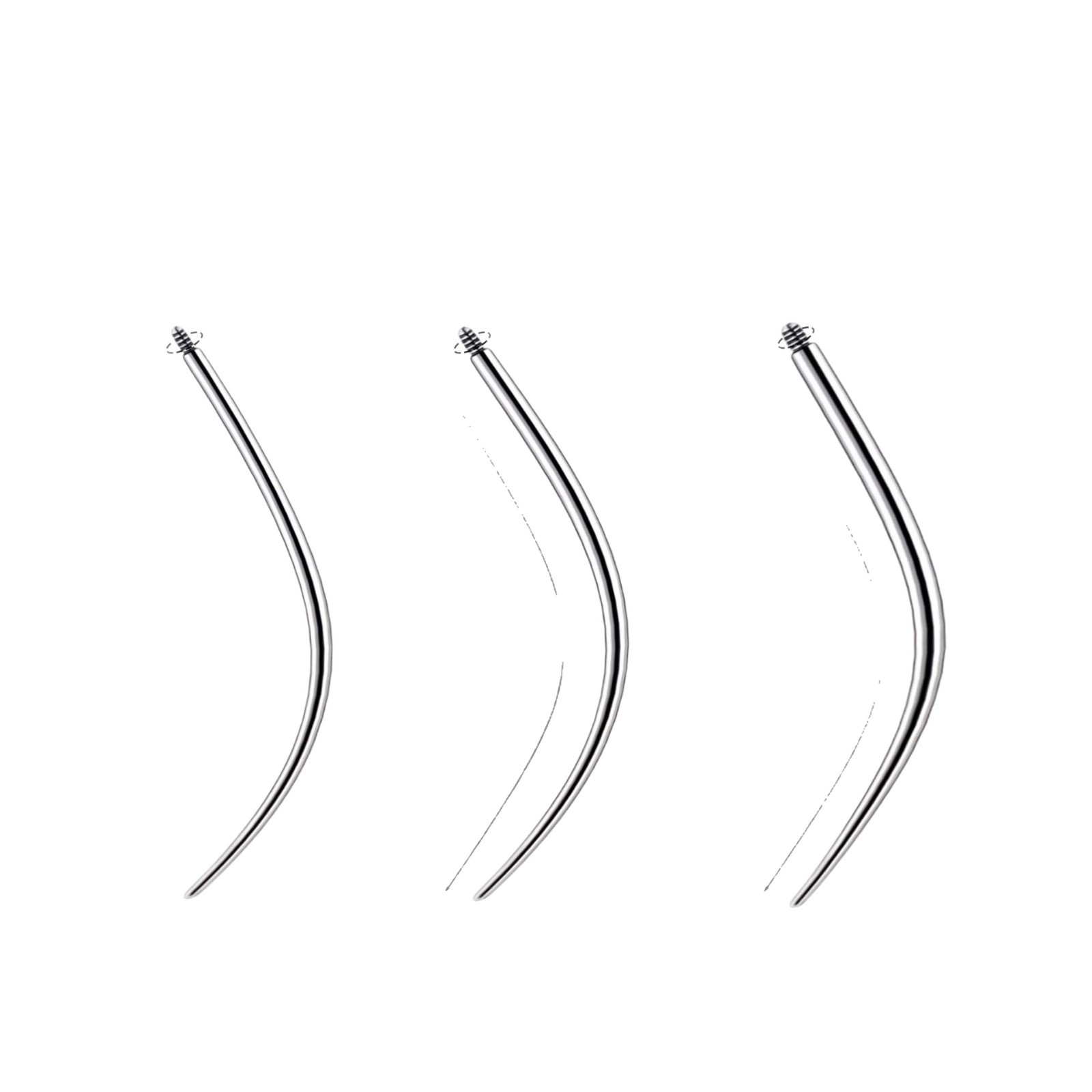 316 Stainless Steel Guide Needle Disposable Piercing Guide Rod Eyebrow Nail Ear Bone Nail Piercing Auxiliary Tool Accessories