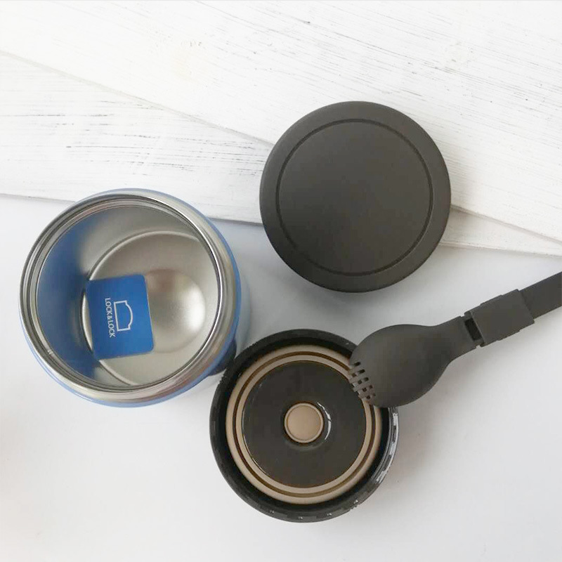 Lock New Wave Stew Pot 304 Stainless Steel Vacuum Stew Beaker Portable Soup and Porridge Insulation Bucket Lhc8024