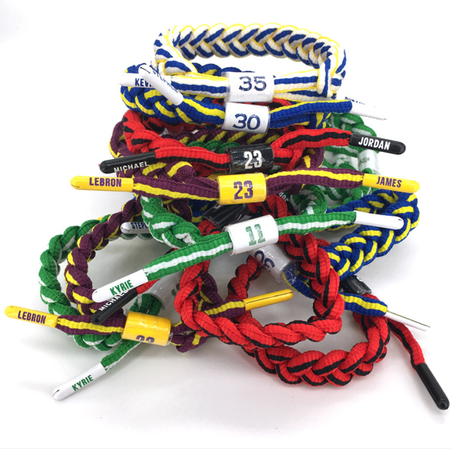 NBA Basketball Football Knitted Hand Rope Kobe Curry Fans Small Gift Souvenirs