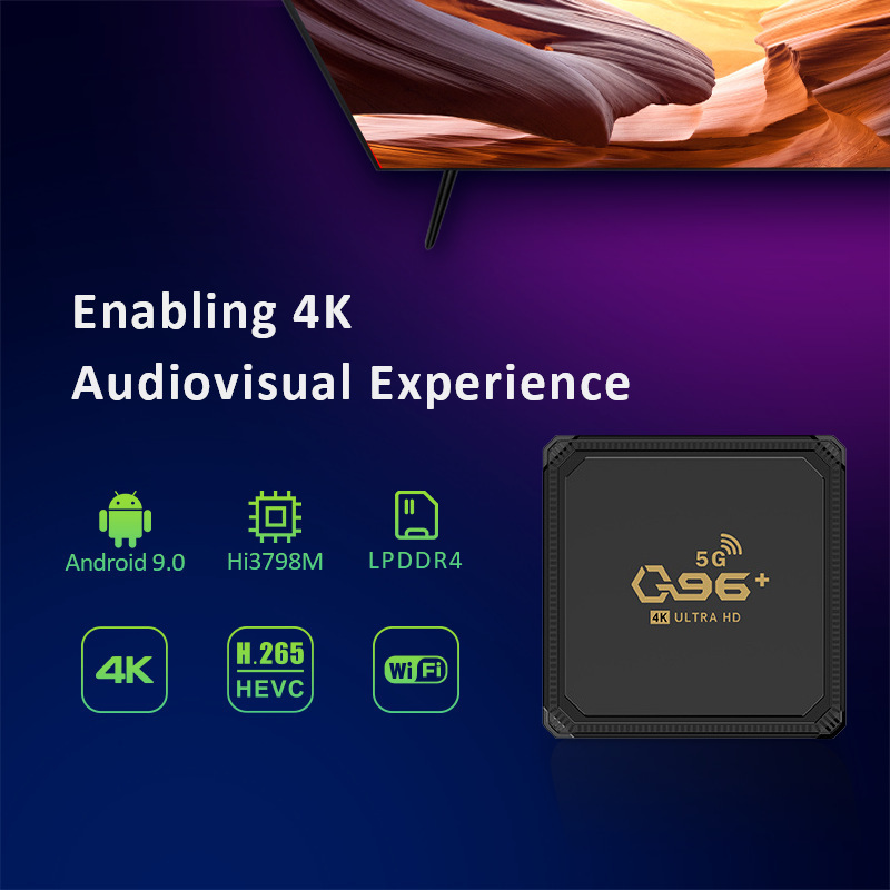 Q96+5G Network Tv Set-Top Box Export 4K Android Network Player Tv Box Tv Box