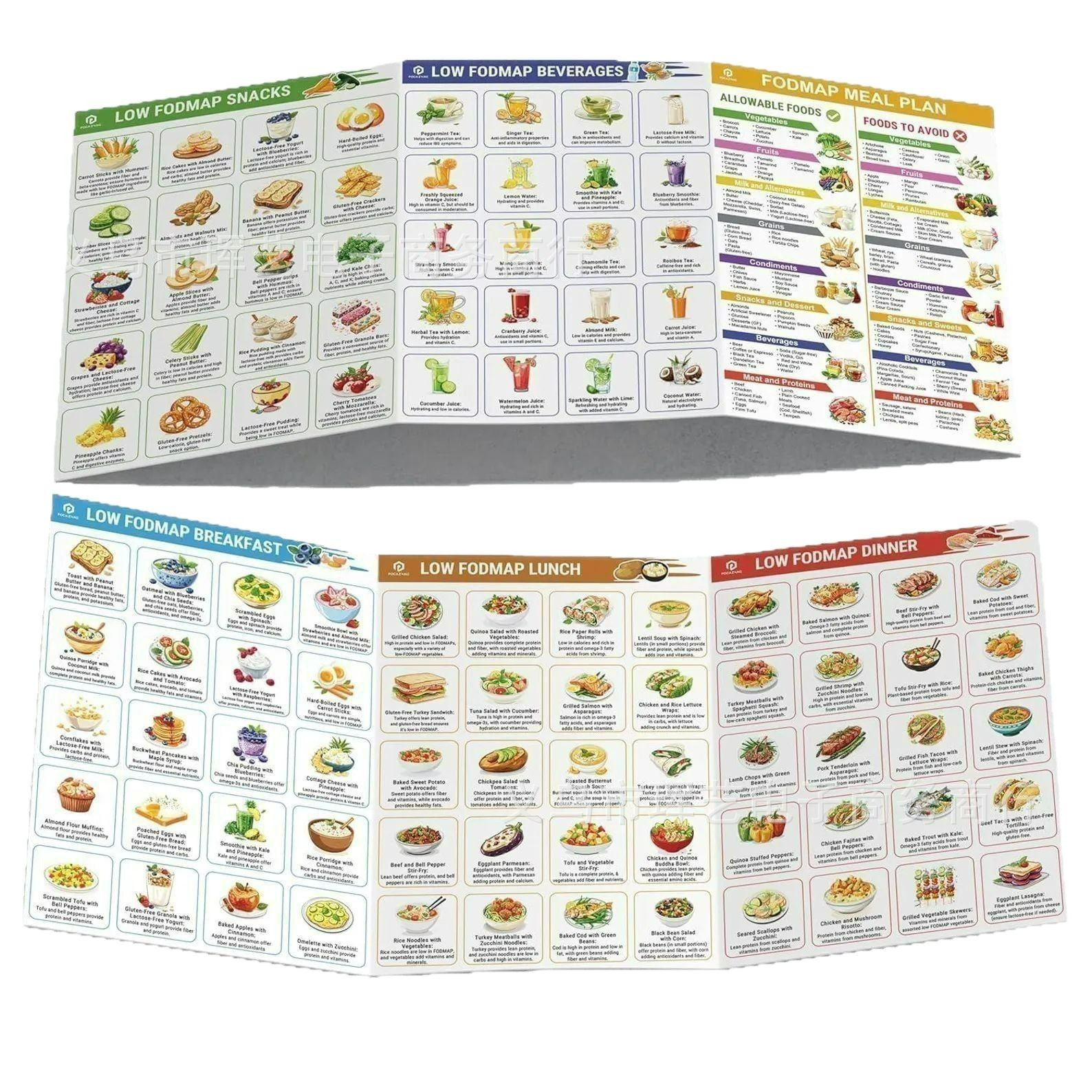 Cross-Border Optimizingtheeliminationdietbrochure Beginner's Diet Book High-Definition Color Pages