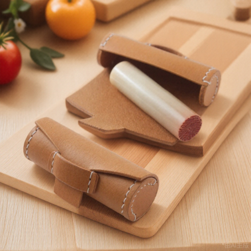 Косметичка Cross-Border Seal мини портативная цилиндрическая стерео многофункциональная защитная кожаная сумка для помады