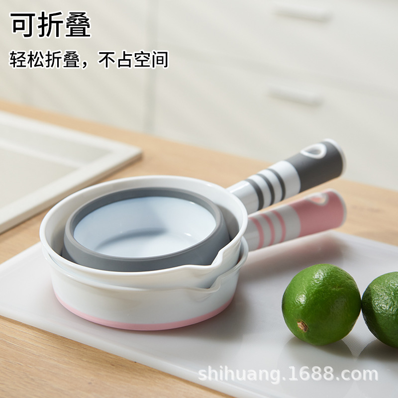 Cross-border Folding Water Spoon Kitchen Foldable Water Scoop Multifunctional Hanging Silicone Water Spoon Outdoor Folding Portable Water Spoon