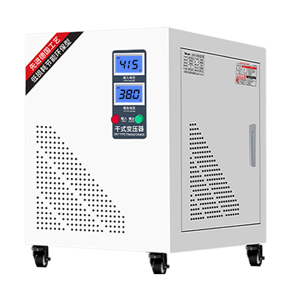 Three-Phase 415V to 380V Three-Phase Transformer Sg-10Kva Dry-Type Self-Coupling Step-Up and Step-Down Isolation Voltage Converter