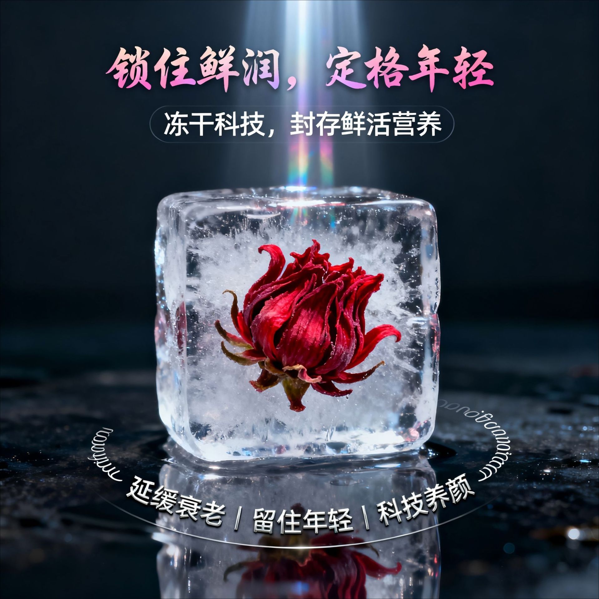 Directly Shipped from Yunnan, Freeze-Dried Roselle Flowers, Clean, Sand-Free, Sulfur-Free, Large Flowers for Brewing