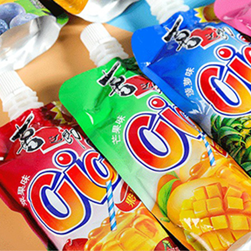 Xichiro Suction Jelly Summer Juice Suction Jelly Cool 150gcici Grape Flavor Lemon Flavor Jelly Snacks