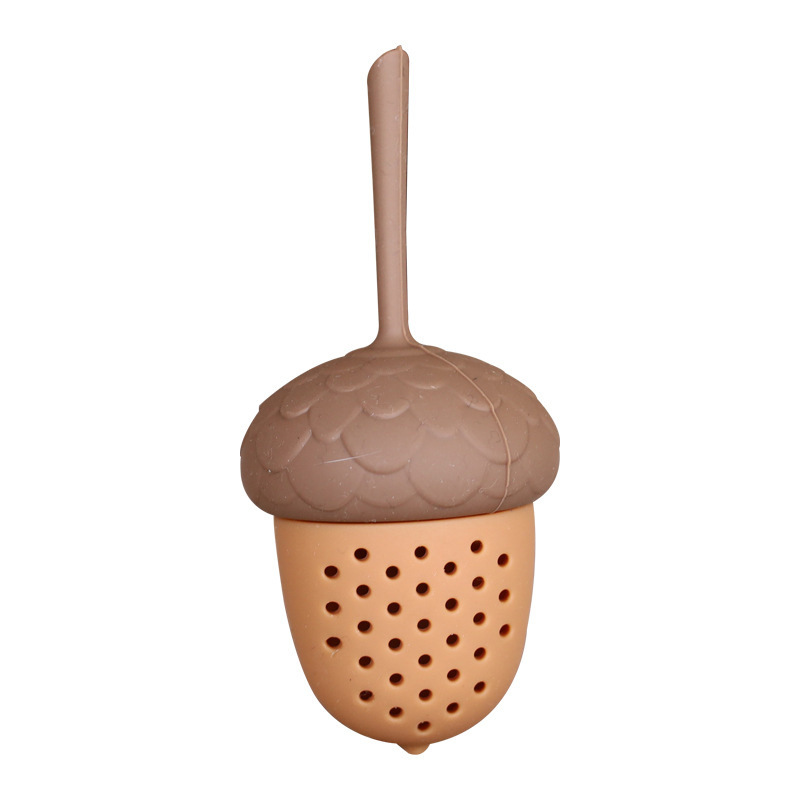 Creative New Tea Filter Acorn Silicone Tea Infuser Mini Tea Filter Pine Cone Tea Infuser Silicone Tea Drain