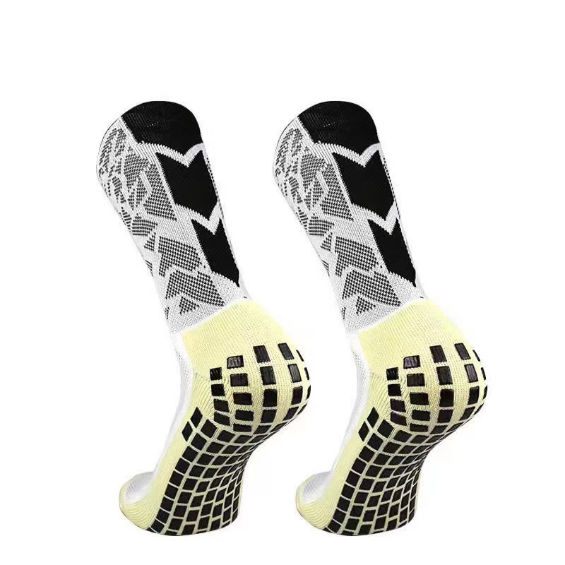 Mid-Tube Camouflage Football Socks Thickened Towel Bottom Sweat-Absorbent and Deodorant Glue Anti-Slip Football Socks Sports Socks Antibacterial and Deodorant