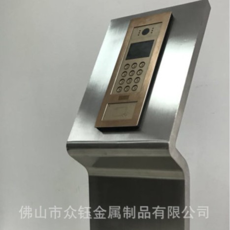 Ai Face Recognition Community Entrance Building Stainless Steel Intercom Column Access Control Machine Base Professional Design Manufacturer