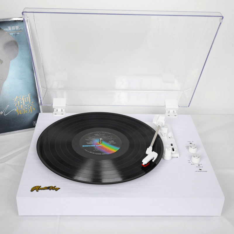 Cross-Border Vinyl Record Player European-Style Home Gramophone Built-In Speaker Speaker Retro Wooden Record Player Lp