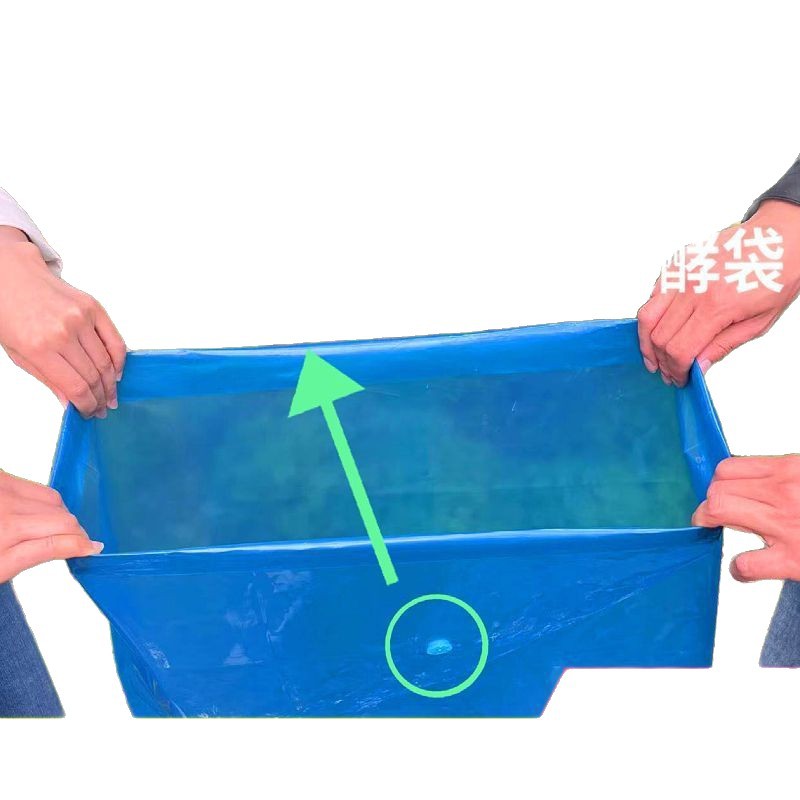 Extra Thick One-Way Exhaust Valve Fermentation Bag Bean Dregs Distiller's Grains Compost Feed Bag Large Capacity