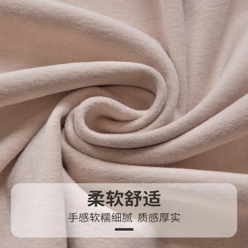 Autumn and Winter Thickened Double-Sided German Velvet Fabric for Cotton Sweaters, Bottoming Shirts and Pants, Thermal Intimates, Home Clothes, Autumn Clothing Fabrics