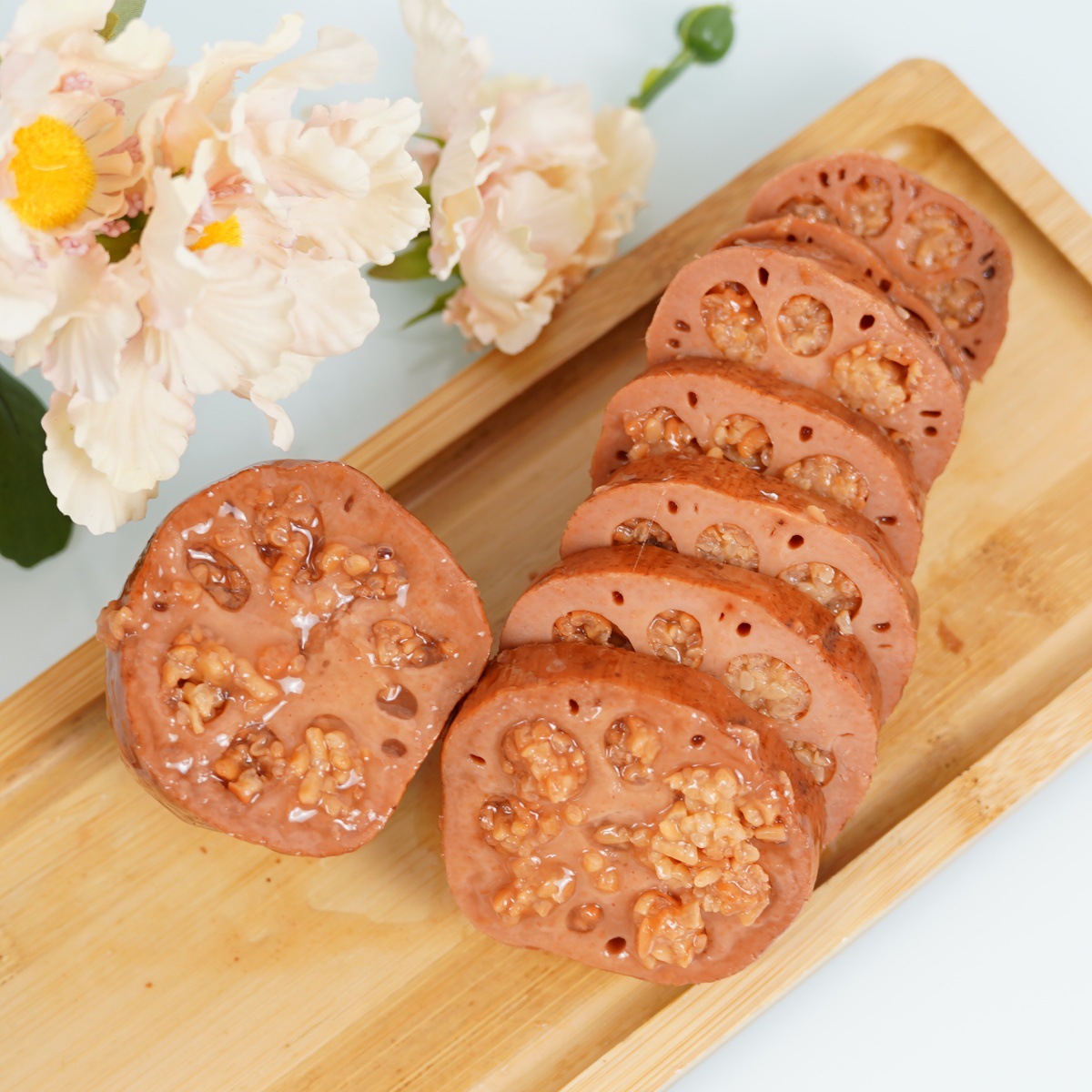 Directly from the Manufacturer, Fragrant and Glutinous Lotus Root, Steamed at High Temperature and High Pressure, Freshly Harvested Lotus Root, Freshly Made Cold Dish, Sweet and Glutinous Lotus Root