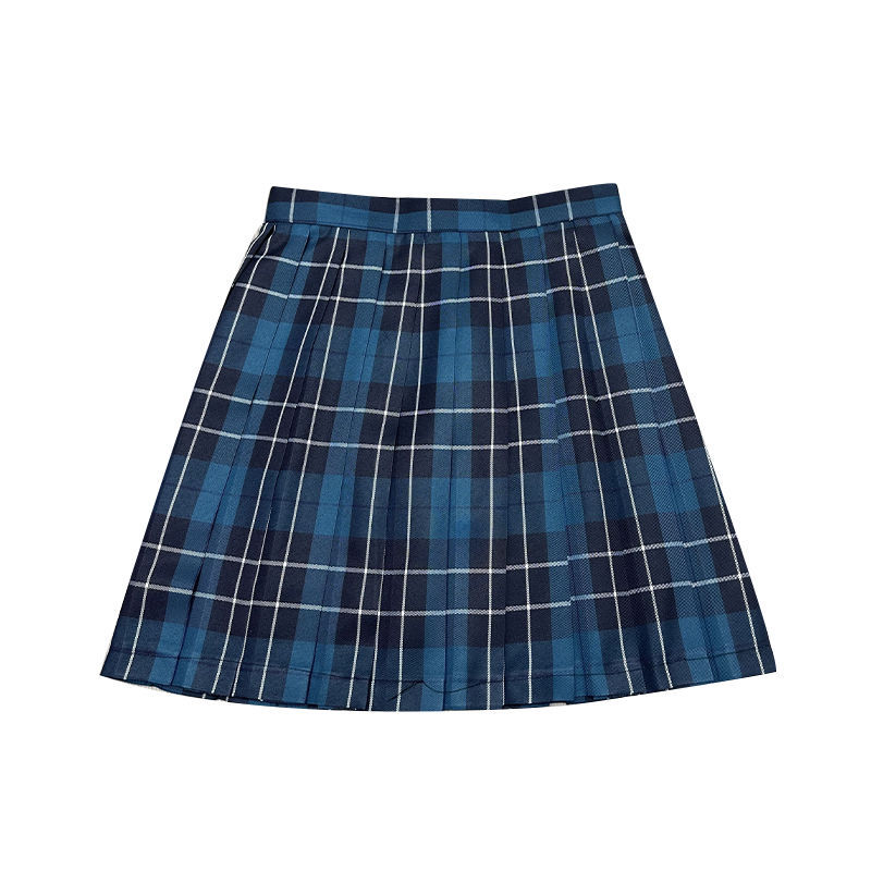 Japanese-Style Jk Uniform Authentic Finished Product Pleated Skirt Student School Supply Jk Plaid Skirt Lanzhangshu Xiaolajiao