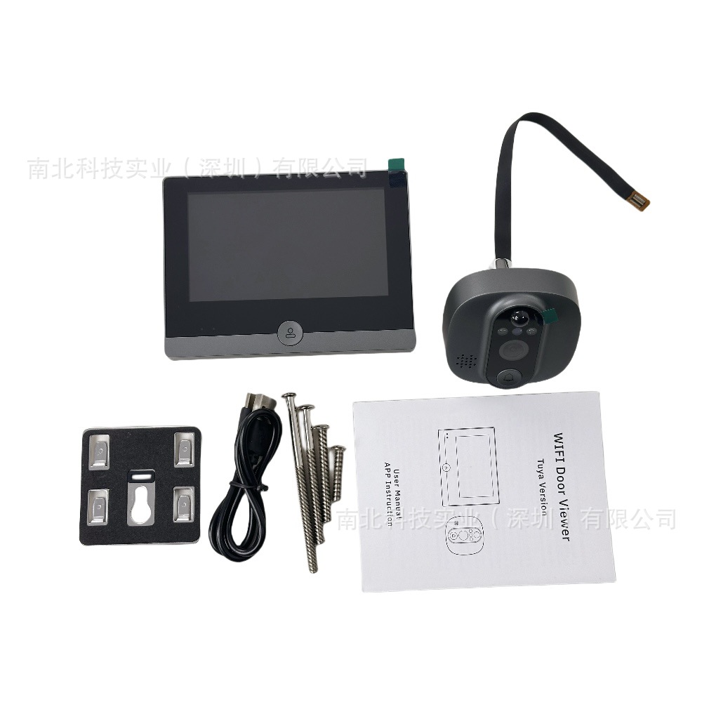 200 Million Pixel Tuya Wifi Cat Eye Smart Wireless Doorbell Mobile Phone Remote Video Intercom Photo Video