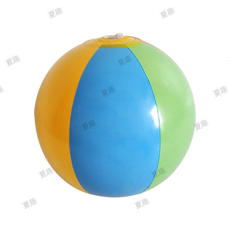 Cross-border factory direct inflatable water ball pvc mini six-piece colored ball 12cm inflatable water beach ball toys