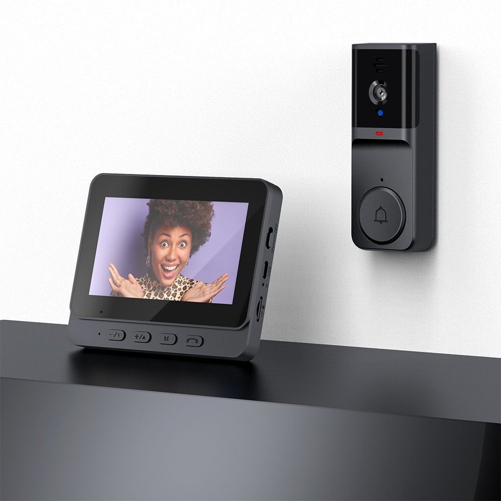 M16S Wireless Video Doorbell 4.3inch Display Two-Way Intercom Hd Cat Eye Camera Cross-Border Hot Model
