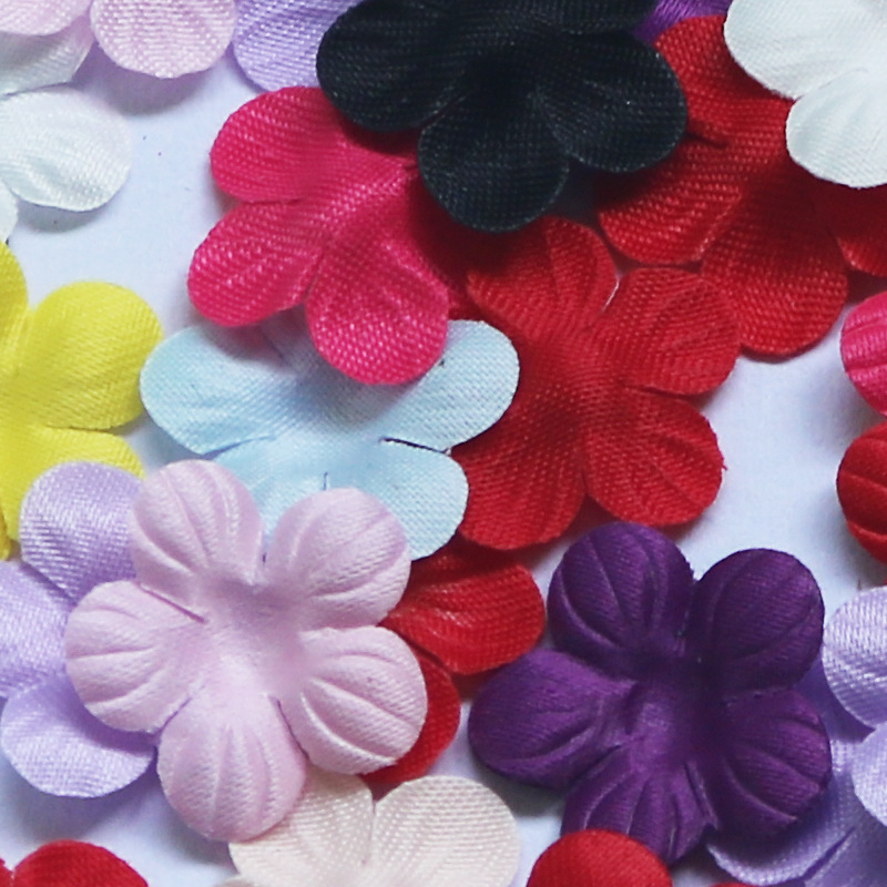 Manufacturer's Handmade DIY Fabric Shaped Petals, Flower Accessories, Stereo Flower Jewelry, Wedding Dress Accessories