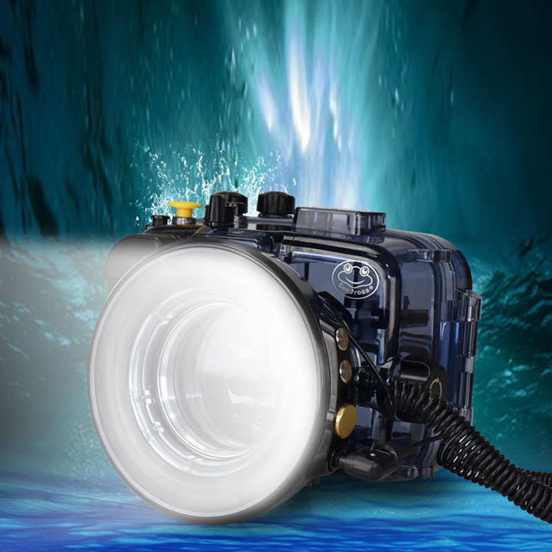 Sea frog diving fill light outdoor photography photography waterproof ring soft light Net Red studio background RGB light
