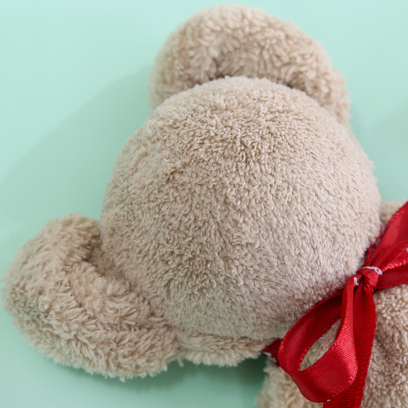 Coral Velvet Bear Towel Souvenir Wedding Shop Promotion Event Small Gift Opening Kindergarten Gift Wholesale