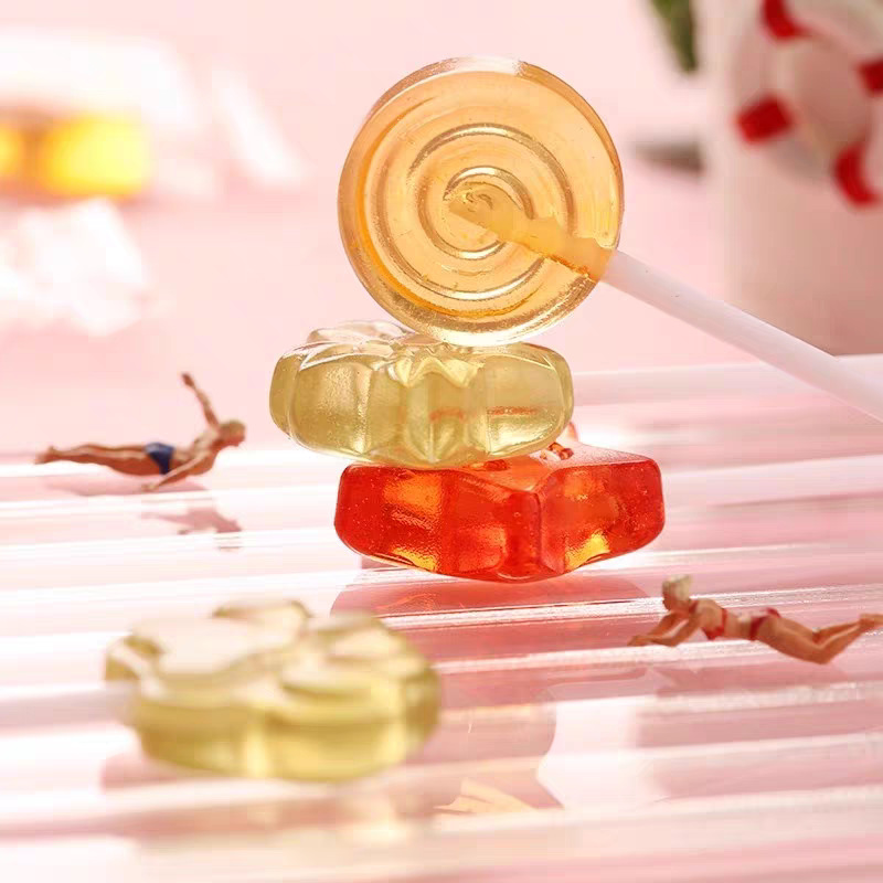 August Qiaolai Bao Sugar-Free Lollipops High Fiber Sugar-Free Vc Lollipops 60g Canned (10 Pieces × 6g) Pear Paste