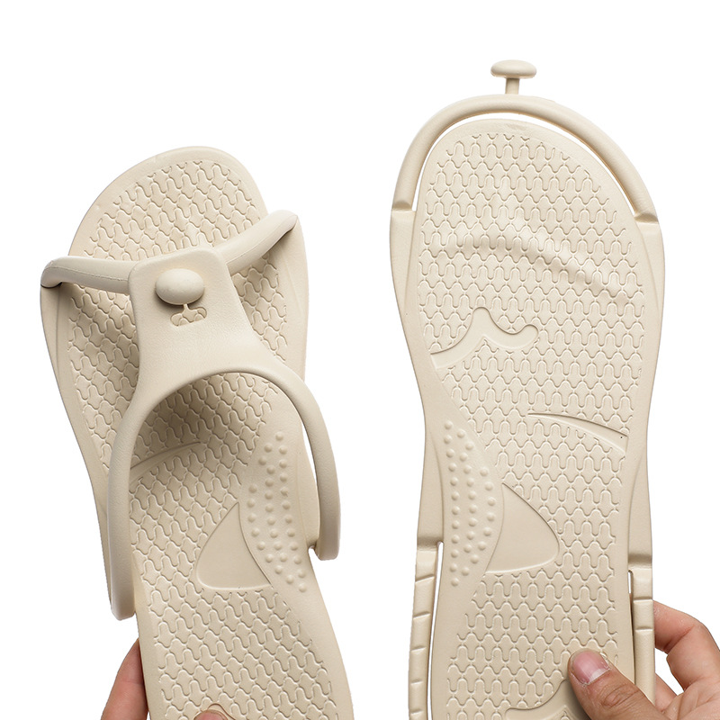 Travel Portable Slippers for Bathing, Hotel Business Trips, Home Foldableable Couple Eva Soft-Soled Slippers for Men