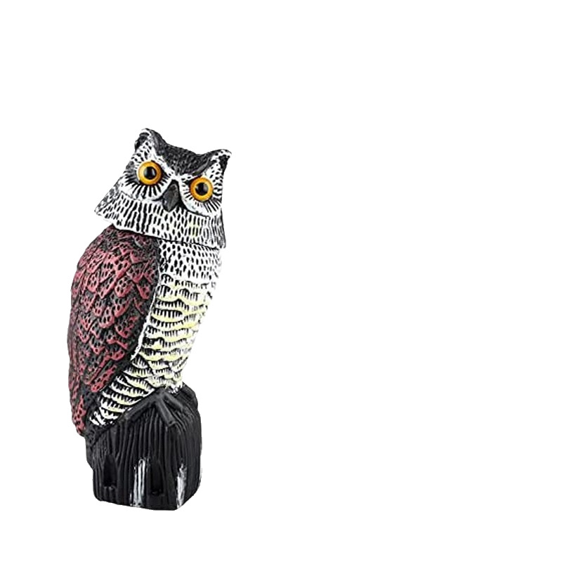Popular Recommendation: Simulated Cross-Border Shaking Owl Living Room Plastic Crafts Garden Outdoor Bird and Mouse Repellent Ornaments