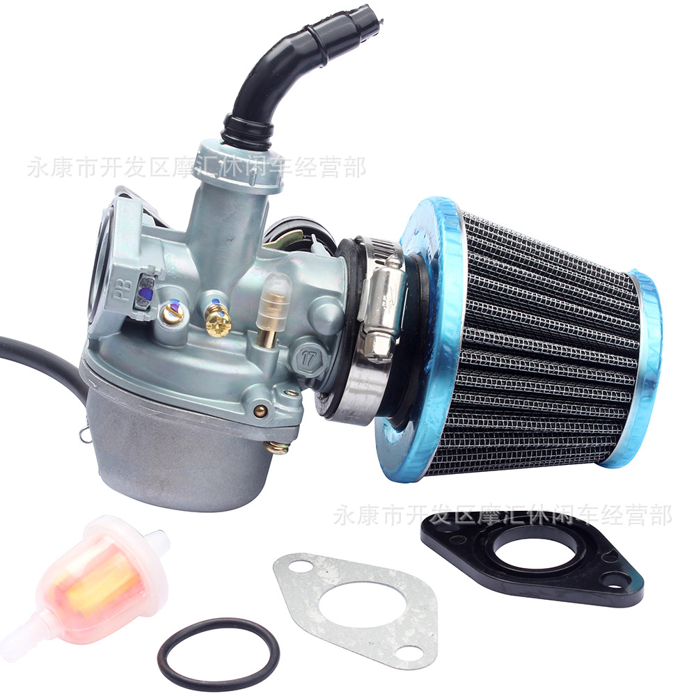 Карбюратор PZ19 для внедорожного мотоцикла ATV 50-110cc, воздушный фильтр, прокладка, масляный фильтр