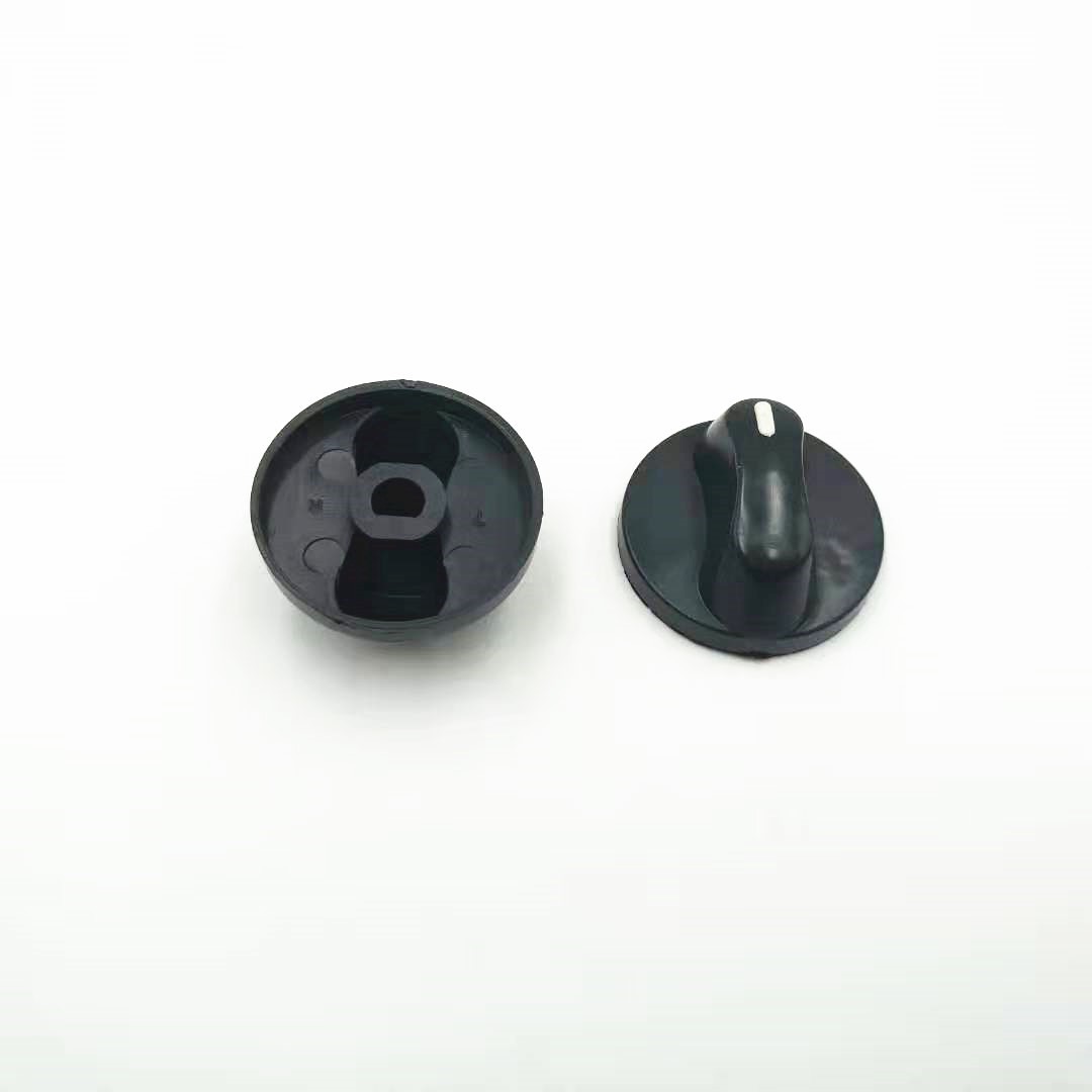Factory Pin gas stove switch white point plastic knob twist switch handle ignition round 8MM stove accessories