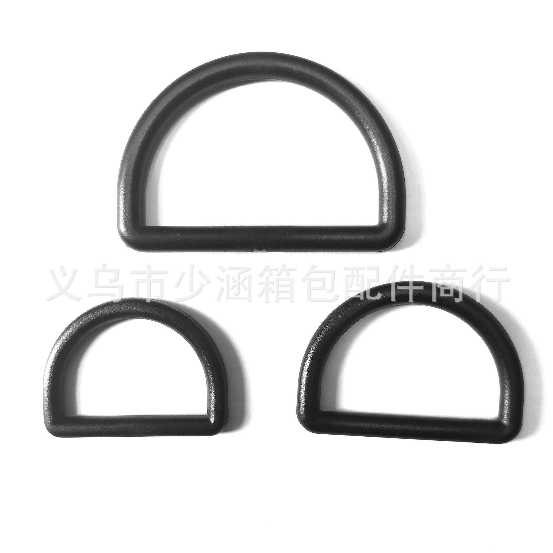 Manufacturer 13mm-51mm plastic schoolbag luggage accessories backpack strap linear D-ring hook connection D Buckle supply